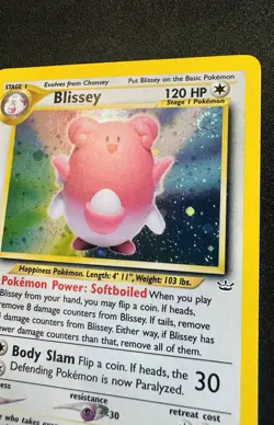 1st Edition Blissey Holo 2/64 Neo Revelation Pokemon Card NM/M *CLEAN* - Image 3