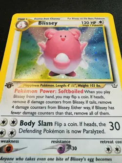 1st Edition Blissey Holo 2/64 Neo Revelation Pokemon Card NM/M *CLEAN* - Image 4