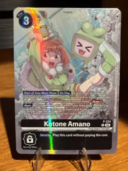 Kotone Amano Time Stranger Box Topper Promo P-224 NM Digimon Card Game - Image 1