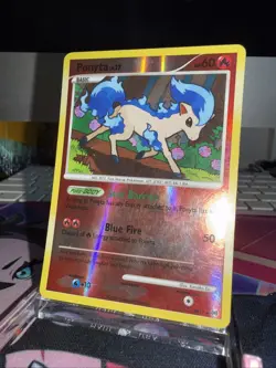 Pokemon Ponyta (Shiny) SH11 Arceus Reverse Holo Shiny Holo Rare Card 2009 - Image 2