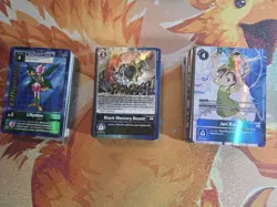 New Digimon TCG 176 Random Card Bulk Lot Commons, Rares and Holos - Image 1