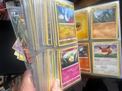 400 Plus Pokeman Cards In Book 58 Pages with Binder - Image 2