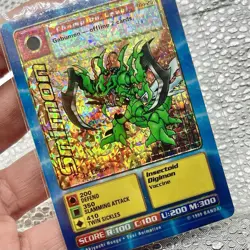 Snimon Bo-25 Vintage Digimon Prism Sticker Card 1st Edition 1999 Holo Rare - Image 4