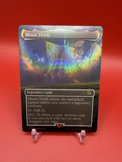 MTG Minas Tirith 0341 Foil Universes Beyond: LOTR Tales of Middle-Earth NM - Image 1