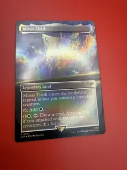 MTG Minas Tirith 0341 Foil Universes Beyond: LOTR Tales of Middle-Earth NM - Image 3