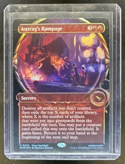 2024 Magic MTG Murders at Karlov Manor Anzrag's Rampage Foil #303 - Image 1
