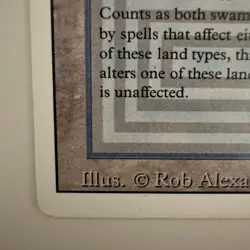 MTG Underground Sea, Revised Edition, Rare - Image 3