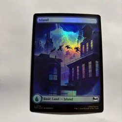 Island (0192) Teenage Mutant Ninja Turtles Foil MTG - Image 1