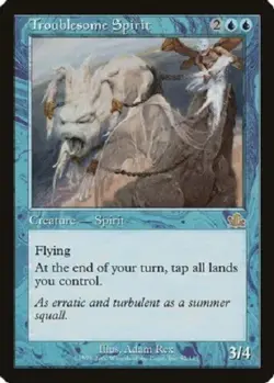 MTG magic 1x Troublesome Spirit FOIL (LP) Prophecy - Image 1