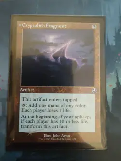 Magic The Gathering Cryptolith Fragment Retro Frame Foil - Image 1