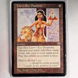 Lion's Eye Diamond - HP- - Mirage MIR - MTG - Image 1