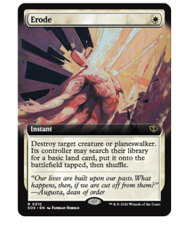 Erode - Extended Art Secrets of Strixhaven MTG - Image 1
