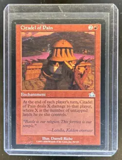 2000 Magic MTG Prophecy Citadel of Pain #86 - Image 1