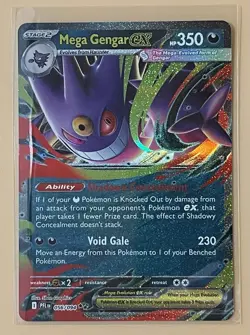 2025 Mega Evolution: Phantasmal Flames 56/94 Mega Gengar ex (Double Rare) NM - Image 1