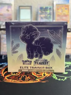 Pokemon TCG Silver Tempest Elite Trainer Box, Sword & Shield (Minor Tear) - Image 1