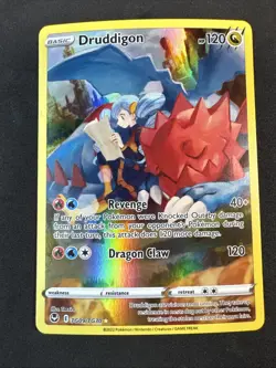 Druddigon TG09/TG30 Sword & Shield Silver Tempest Trainer Gallery Holo Pokemon - Image 1