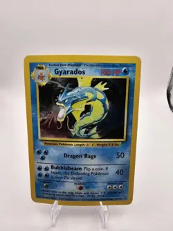 Pokemon TCG Gyarados Base Set 6/102 Holo 1999-2000 Wizards Base Set Copyright... - Image 2