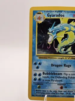 Pokemon TCG Gyarados Base Set 6/102 Holo 1999-2000 Wizards Base Set Copyright... - Image 3