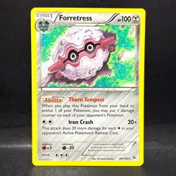 2014 POKEMON FLASHFIRE FORRETRESS 60/106 LP (RARE) - Image 1