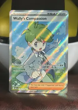 Wally’s Compassion Pokemon TCG Mega Evolutions Base 176/132 Illustration Rare - Image 2