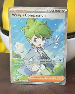 Wally’s Compassion Pokemon TCG Mega Evolutions Base 176/132 Illustration Rare - Image 4