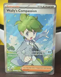 Wally’s Compassion Pokemon TCG Mega Evolutions Base 176/132 Illustration Rare - Image 5