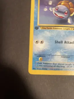 Pokemon TCG Team Rocket #68/82 Squirtle 1st Edition LP #1 - Image 5