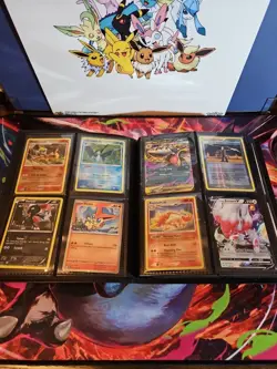 160 Pokemon Binder Collection | 30+ Vintage/WOTC/EX's+ Modern Holos + More - Image 2