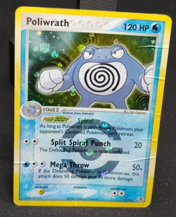 2004 Pokemon Poliwrath 11/112 FireRed LeafGreen Reverse Holo Rare MP/HP - Image 2