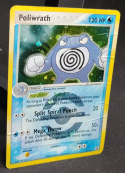 2004 Pokemon Poliwrath 11/112 FireRed LeafGreen Reverse Holo Rare MP/HP - Image 3