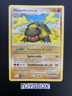 Carte Pokemon Hippodocus Rare 25/111 / Platine Rivaux Emergents / Bon Etat FR - Image 2