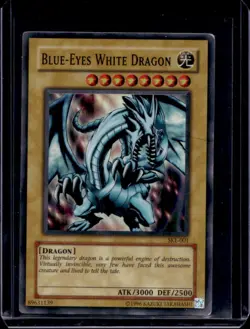 2004 Yu-Gi-Oh Starter Deck Kaiba Evolution Blue-Eyes White Dragon #SKE-001 - Image 1