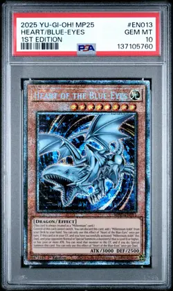 Heart Of The Blue Eyes MP25-EN013 1st Edition Starlight Rare Yugioh PSA 10 *760 - Image 1
