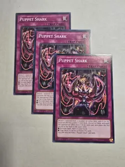 Yugioh! 3x Puppet Shark MP25-EN423 Common 1st Ed NM - Image 1