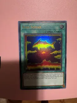 YUGIOH FISH SONAR LED9-EN020 ULTRA 1ST ED NM - Image 1