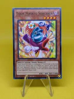 Yugioh - Toon Masked Sorcerer (LDS1-EN058) - Common 1st Edition - Image 1