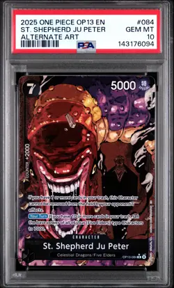 2025 ONE PIECE CARRYING ON HIS WILL ALT ART #084 ST. SHEPHERD JU PETER PSA 10 - Image 1