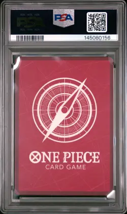 2025 ONE PIECE OP13-CARRYING ON HIS WILL ALTERNATE ART MONKEY D. LUFFY PSA 8 - Image 2