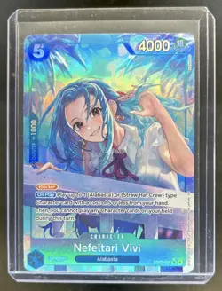 2026 One Piece Heroines Edition Nefeltari Vivi Super Rare Alt Art #EB03-024 - Image 1