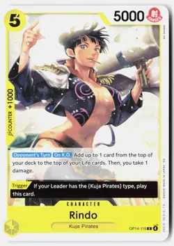 Rindo OP14-115 Common The Azure Sea's Seven One Piece Near Mint - Image 1