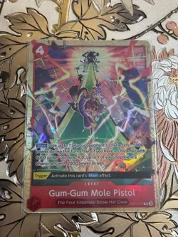 One Piece Card Game Gum-Gum Mole Pistol EX: Gear 5 ST21-017 Premium Alt Art - Image 1