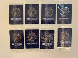 x8 One Piece TCG Monkey D Luffy ST10-006 SR Treasure Booster Set Promo Sealed - Image 2