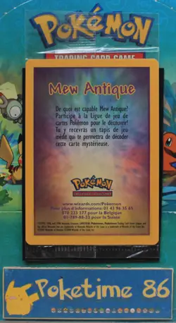 Pokemon MEW ANTIQUE Promo Wizards Scelle - Ultra Rare - Neuf Francais - Image 2
