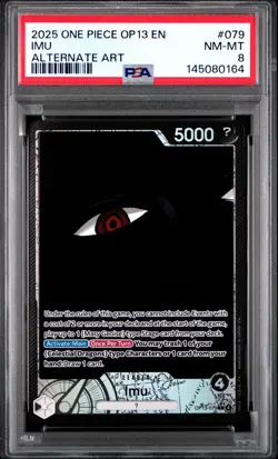 2025 ONE PIECE OP13-CARRYING ON HIS WILL ALTERNATE ART #079 IMU PSA 8 - Image 1