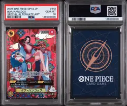One Piece Japanese OP14 Boa Hancock 112 Special Alt Art Foil PSA 10 - Image 3