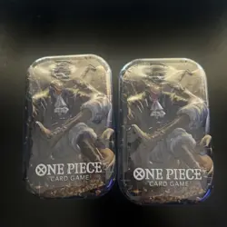 One Piece Tin Pack Set Vol 2 Factory Sealed 2 TIN LOT IN HAND Ready To Ship New - Image 1