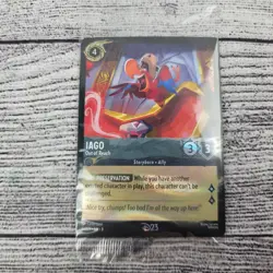 Disney Lorcana TCG Iago Out of Reach D23 2025 Exclusive Promo SEALED - Image 1