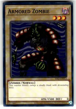 Yugioh! Armored Zombie - MRD-EN013 - Common - Unlimited 25th Anniversary Edition - Image 1