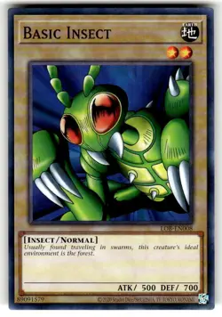 Yugioh! Basic Insect - LOB-EN008 - Common - Unlimited 25th Anniversary Edition N - Image 1