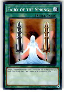 Yugioh! Fairy of the Spring - DCR-EN040 - Common - Unlimited 25th Anniversary Ed - Image 1